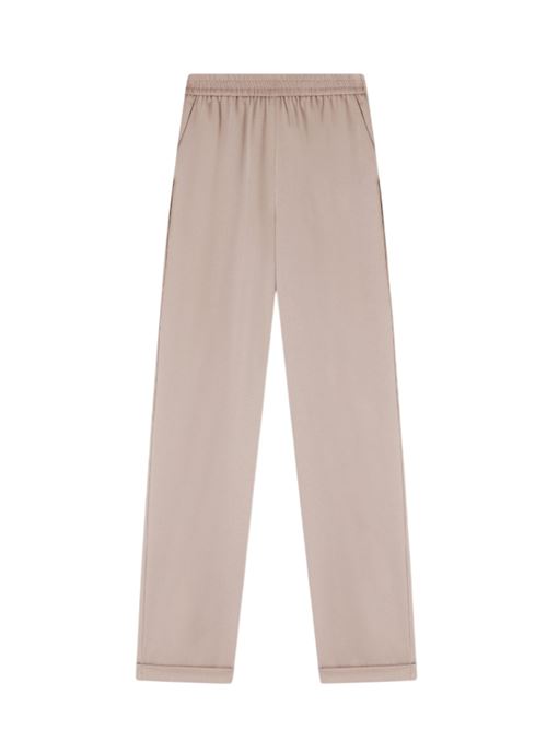 Pantaloni a vita elastica in twill crepe Emporio Armani | EW003326 AF20495.U6155